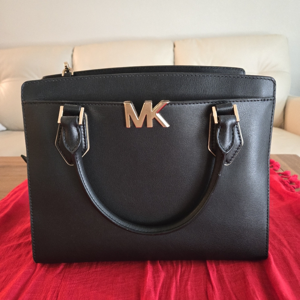 Michael Kors Black Leather Handbag